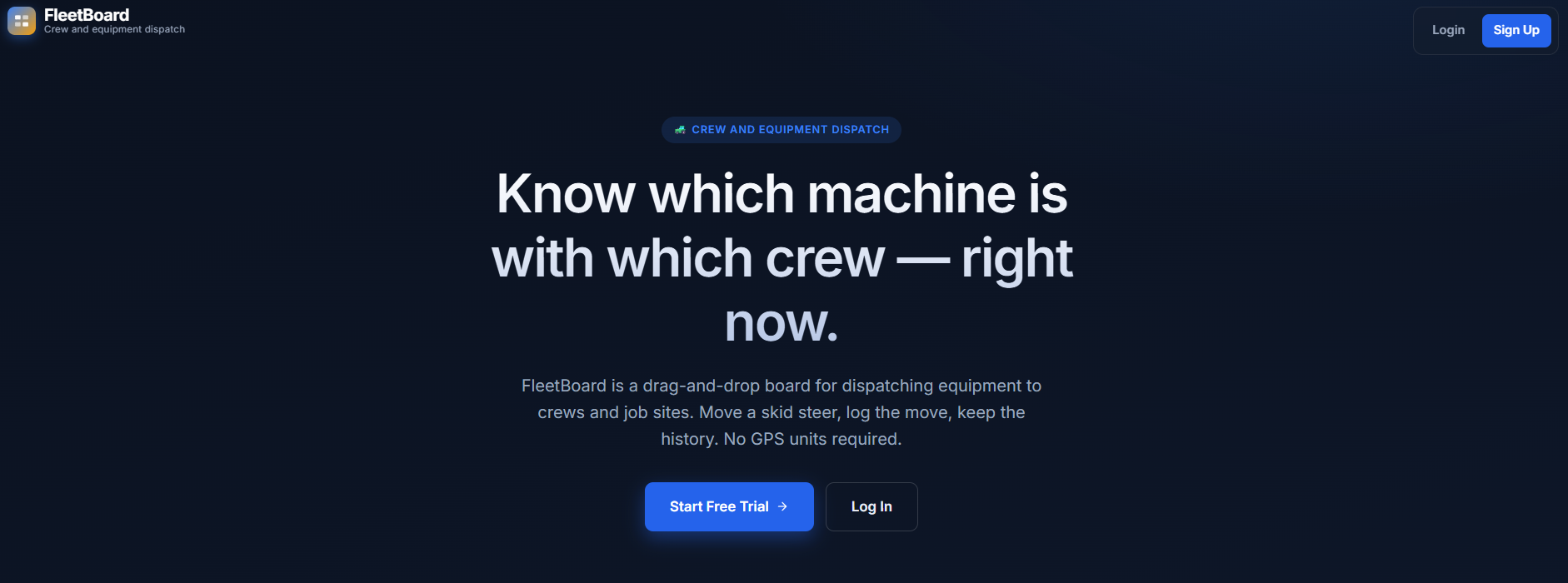 FleetBoard - Crew and Equipment Dispatch